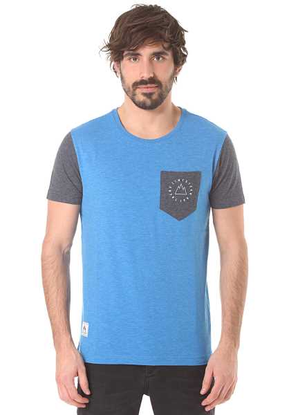 Zimtstern Eazton - Blu Uomo Estate T-Shirts (W9327)